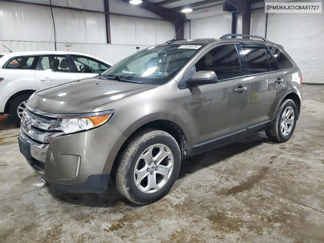 2012 Ford Edge Sel VIN: 2FMDK4JC1CBA51727 Lot: 57035875