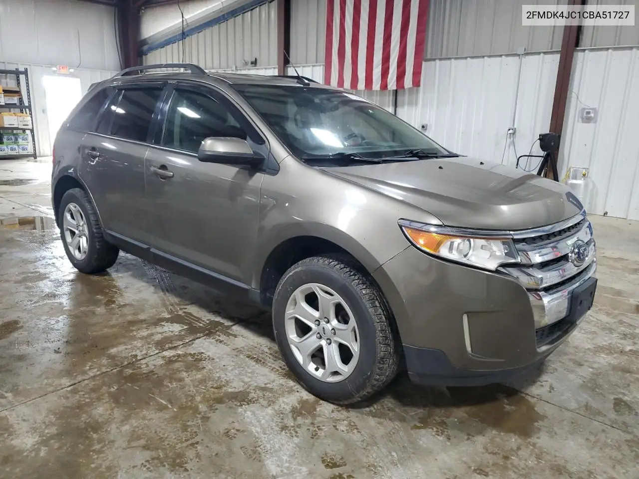 2012 Ford Edge Sel VIN: 2FMDK4JC1CBA51727 Lot: 57035875