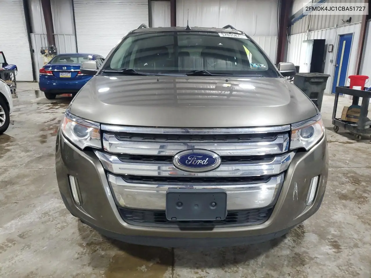 2012 Ford Edge Sel VIN: 2FMDK4JC1CBA51727 Lot: 57035875