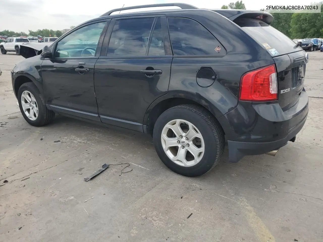 2012 Ford Edge Sel VIN: 2FMDK4JC8CBA70243 Lot: 62416995