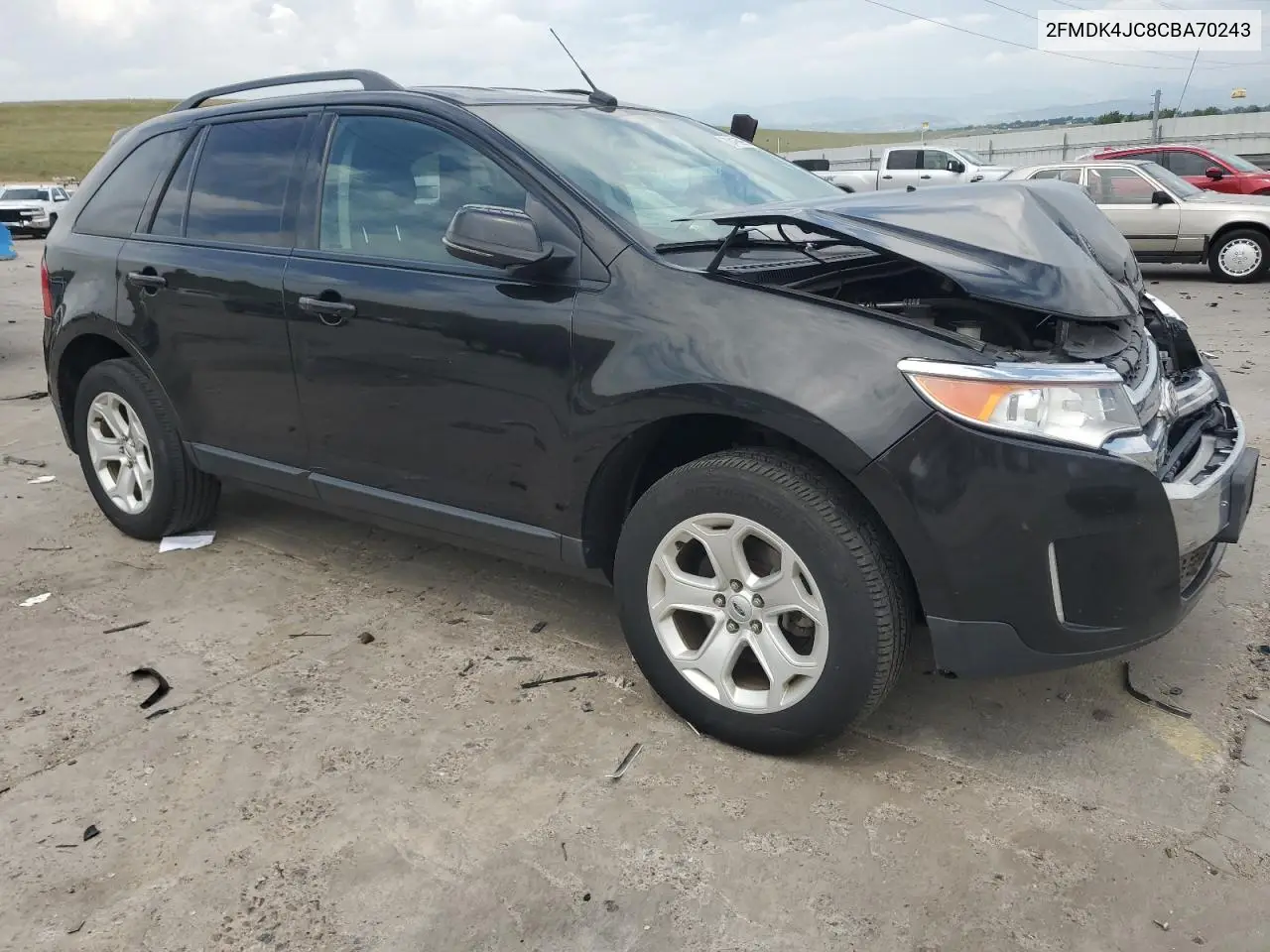 2012 Ford Edge Sel VIN: 2FMDK4JC8CBA70243 Lot: 62416995