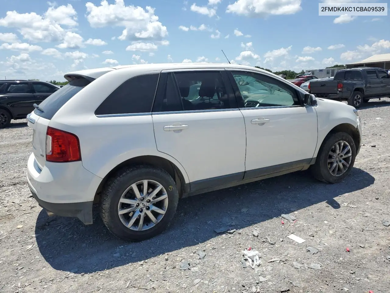 2012 Ford Edge Limited VIN: 2FMDK4KC1CBA09539 Lot: 64692225