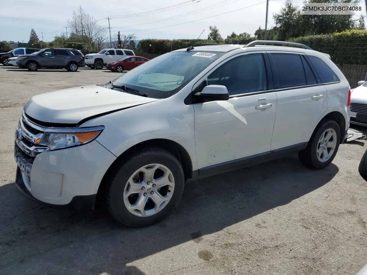 2013 Ford Edge Sel VIN: 2FMDK3JC7DBC74088 Lot: 49988485