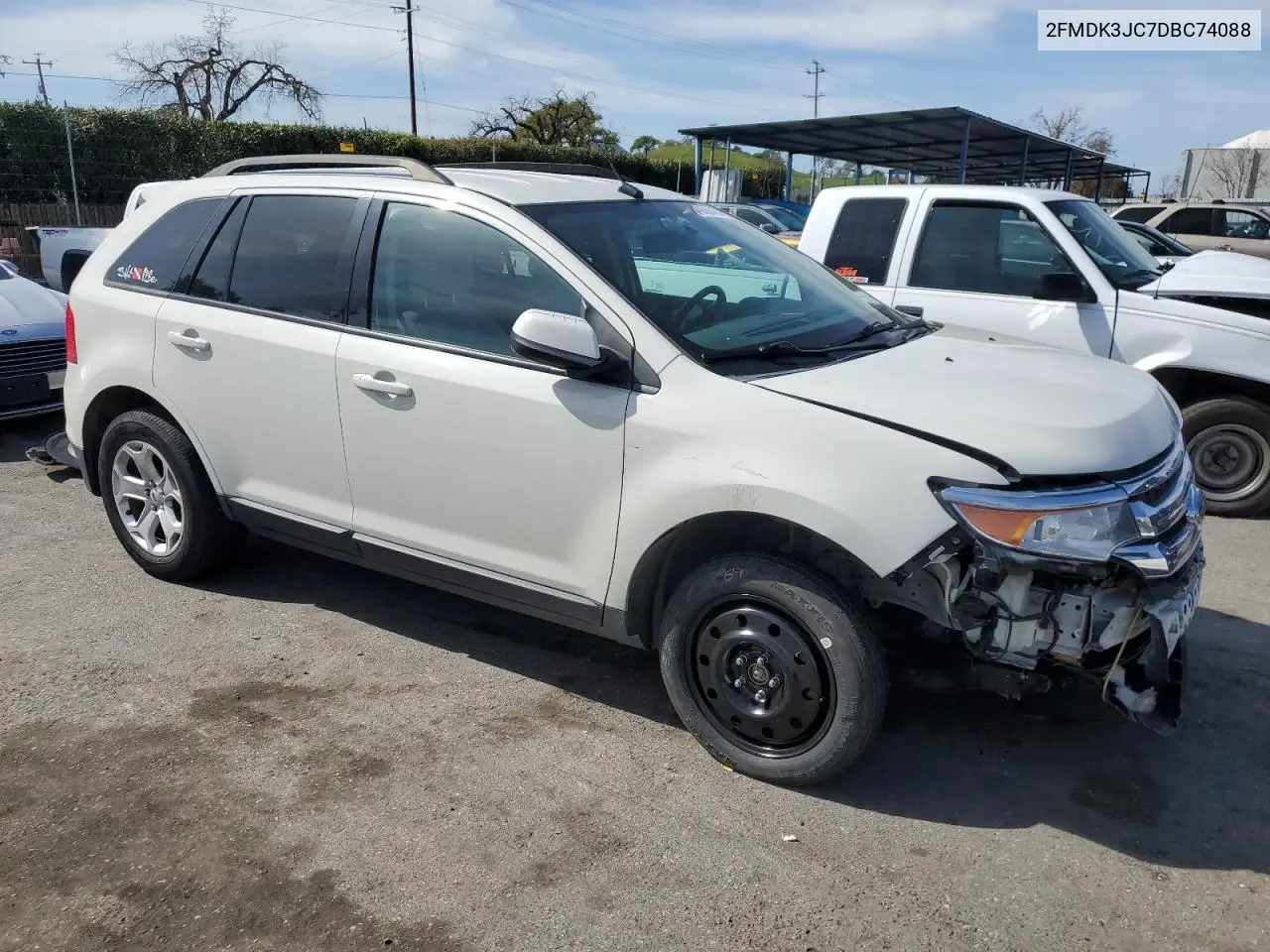 2013 Ford Edge Sel VIN: 2FMDK3JC7DBC74088 Lot: 49988485