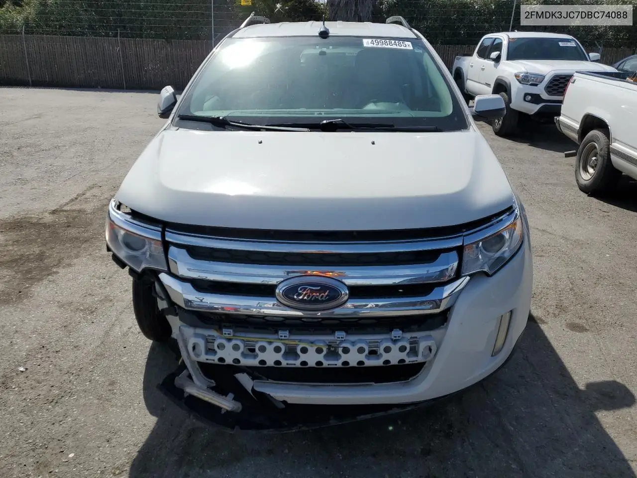 2013 Ford Edge Sel VIN: 2FMDK3JC7DBC74088 Lot: 49988485