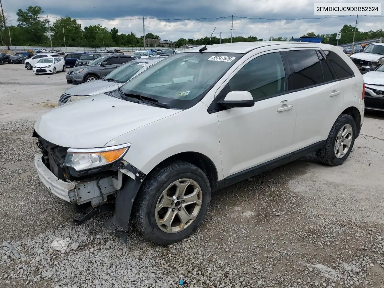 2013 Ford Edge Sel VIN: 2FMDK3JC9DBB52624 Lot: 56747505