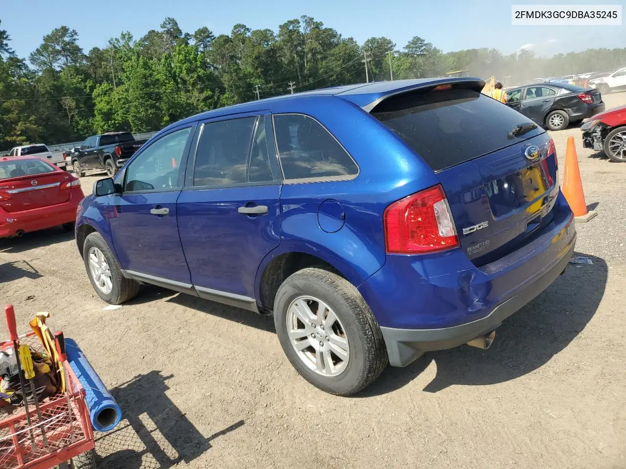 2013 Ford Edge Se VIN: 2FMDK3GC9DBA35245 Lot: 56801195