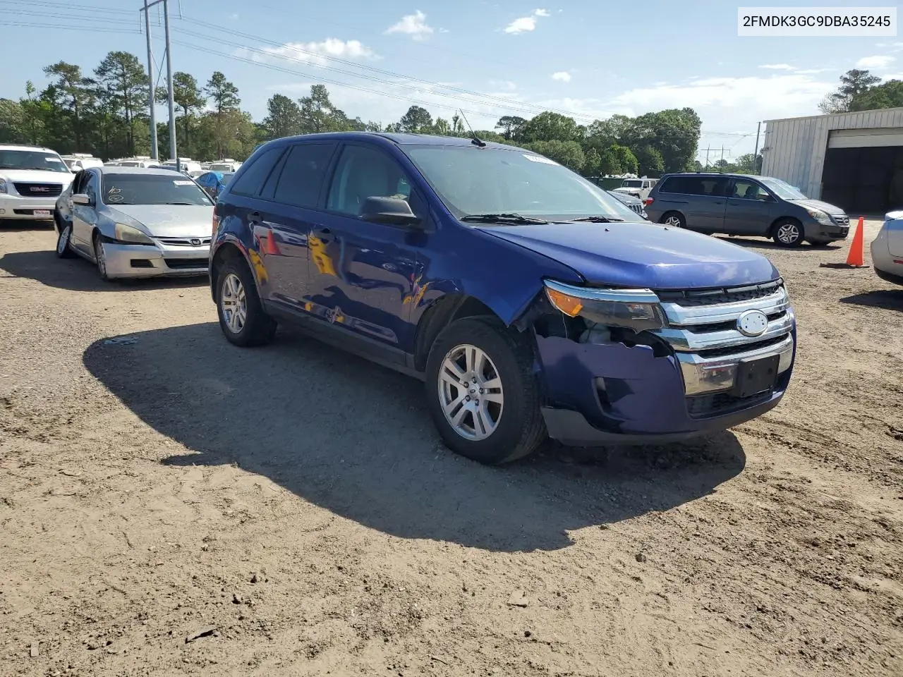 2013 Ford Edge Se VIN: 2FMDK3GC9DBA35245 Lot: 56801195