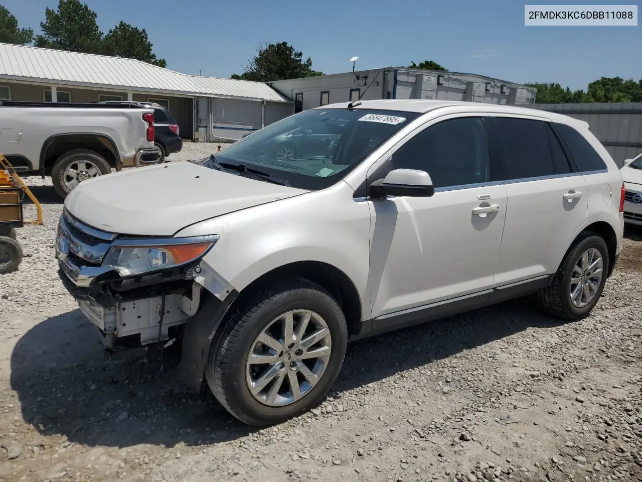 2013 Ford Edge Limited VIN: 2FMDK3KC6DBB11088 Lot: 56847895