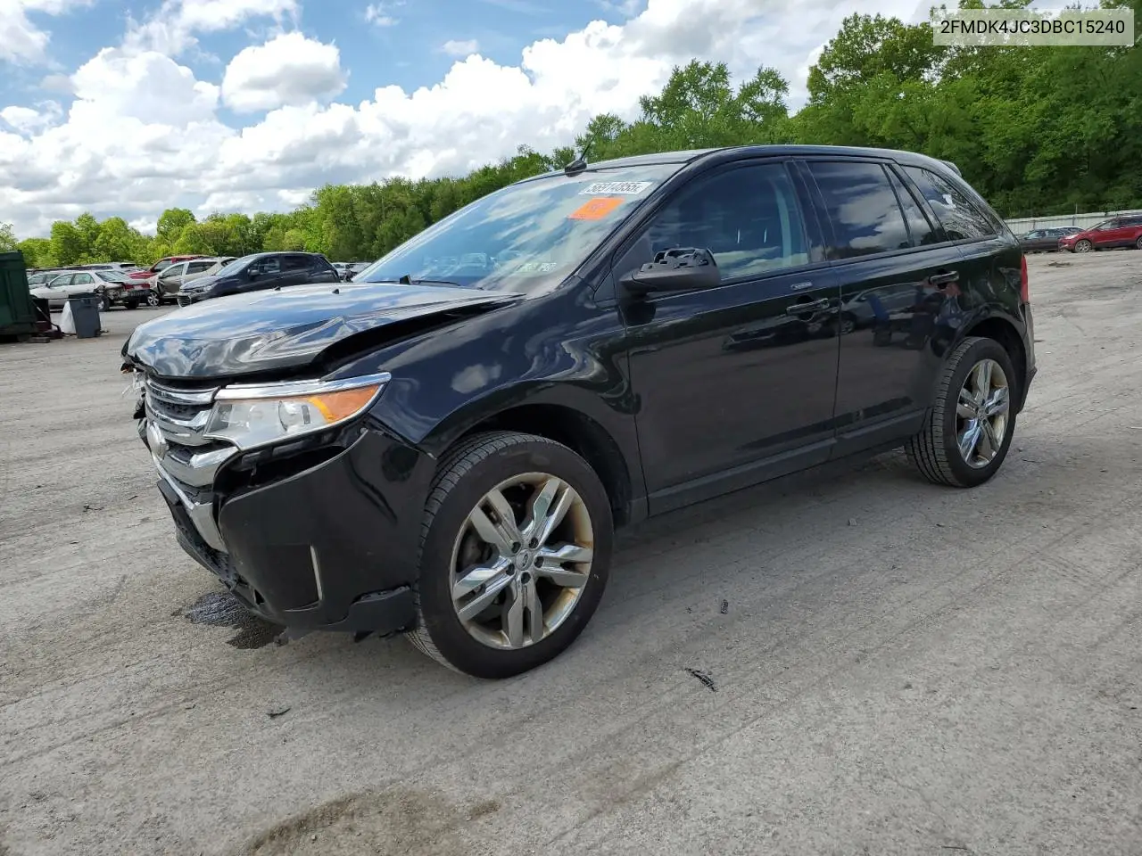 2013 Ford Edge Sel VIN: 2FMDK4JC3DBC15240 Lot: 56914855
