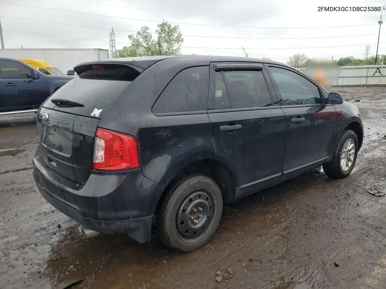 2013 Ford Edge Se VIN: 2FMDK3GC1DBC25380 Lot: 56995995