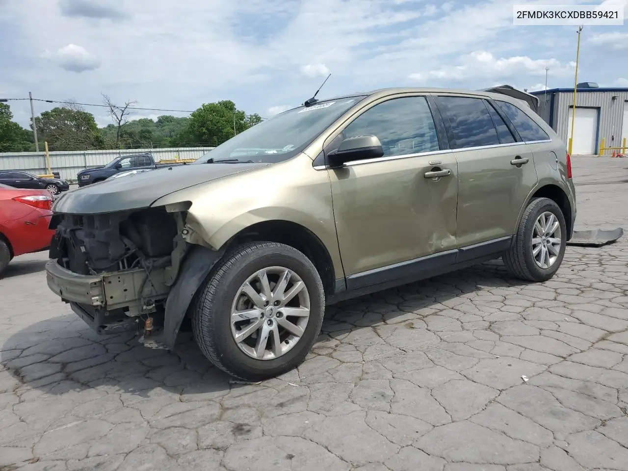 2013 Ford Edge Limited VIN: 2FMDK3KCXDBB59421 Lot: 57051665