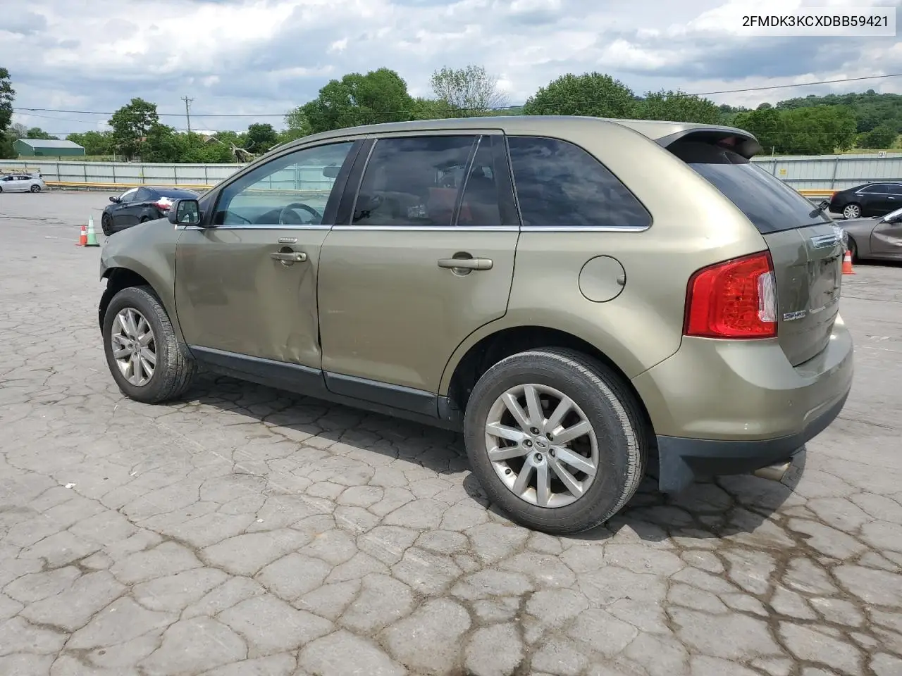 2013 Ford Edge Limited VIN: 2FMDK3KCXDBB59421 Lot: 57051665