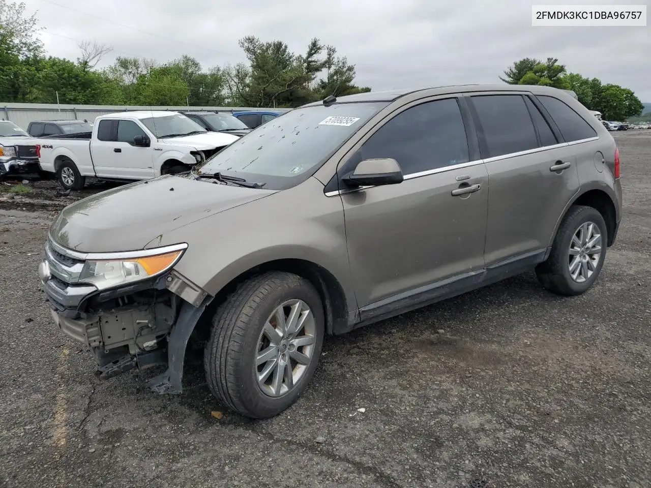 2013 Ford Edge Limited VIN: 2FMDK3KC1DBA96757 Lot: 57099295