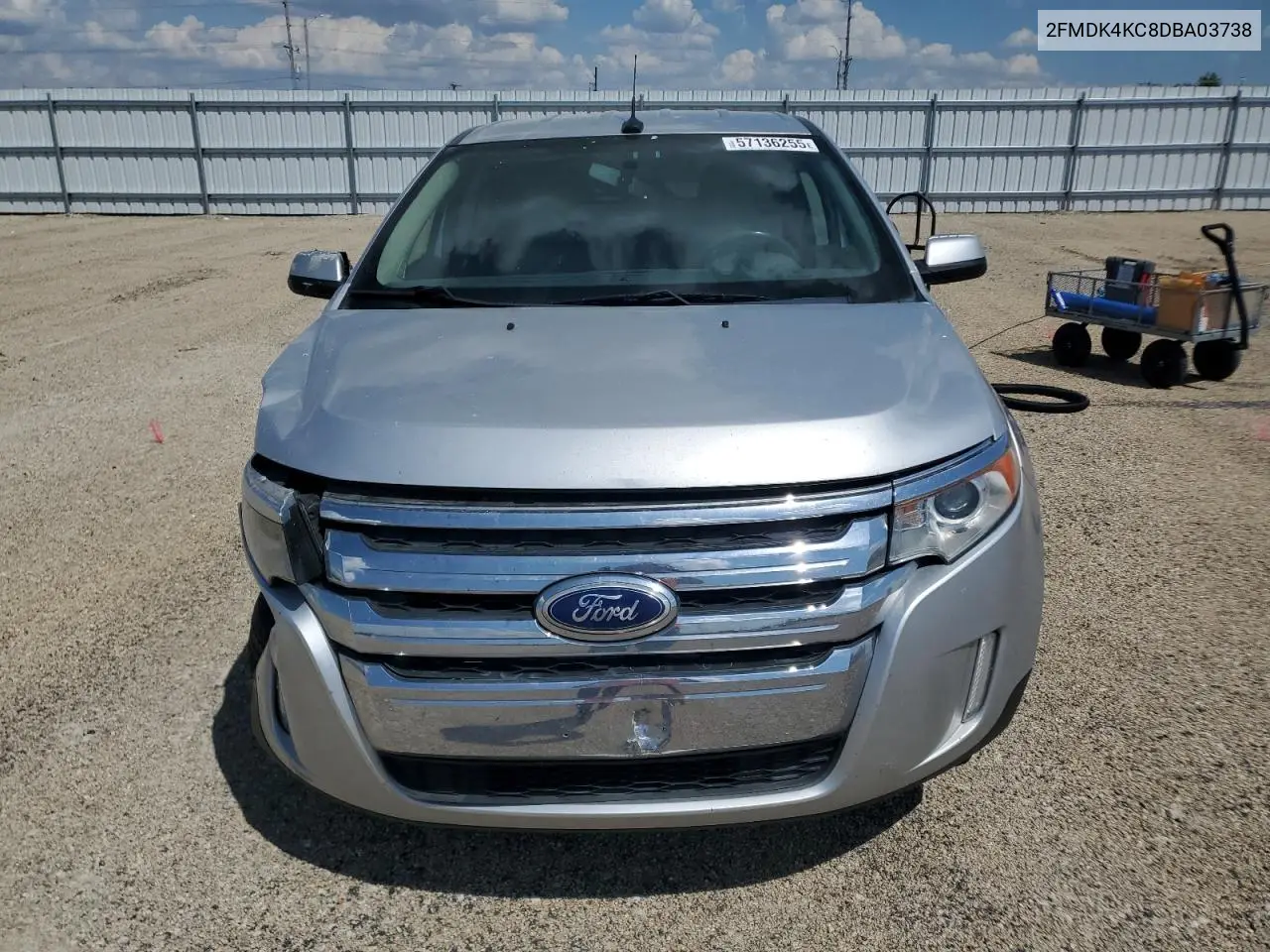 2013 Ford Edge Limited VIN: 2FMDK4KC8DBA03738 Lot: 57136255