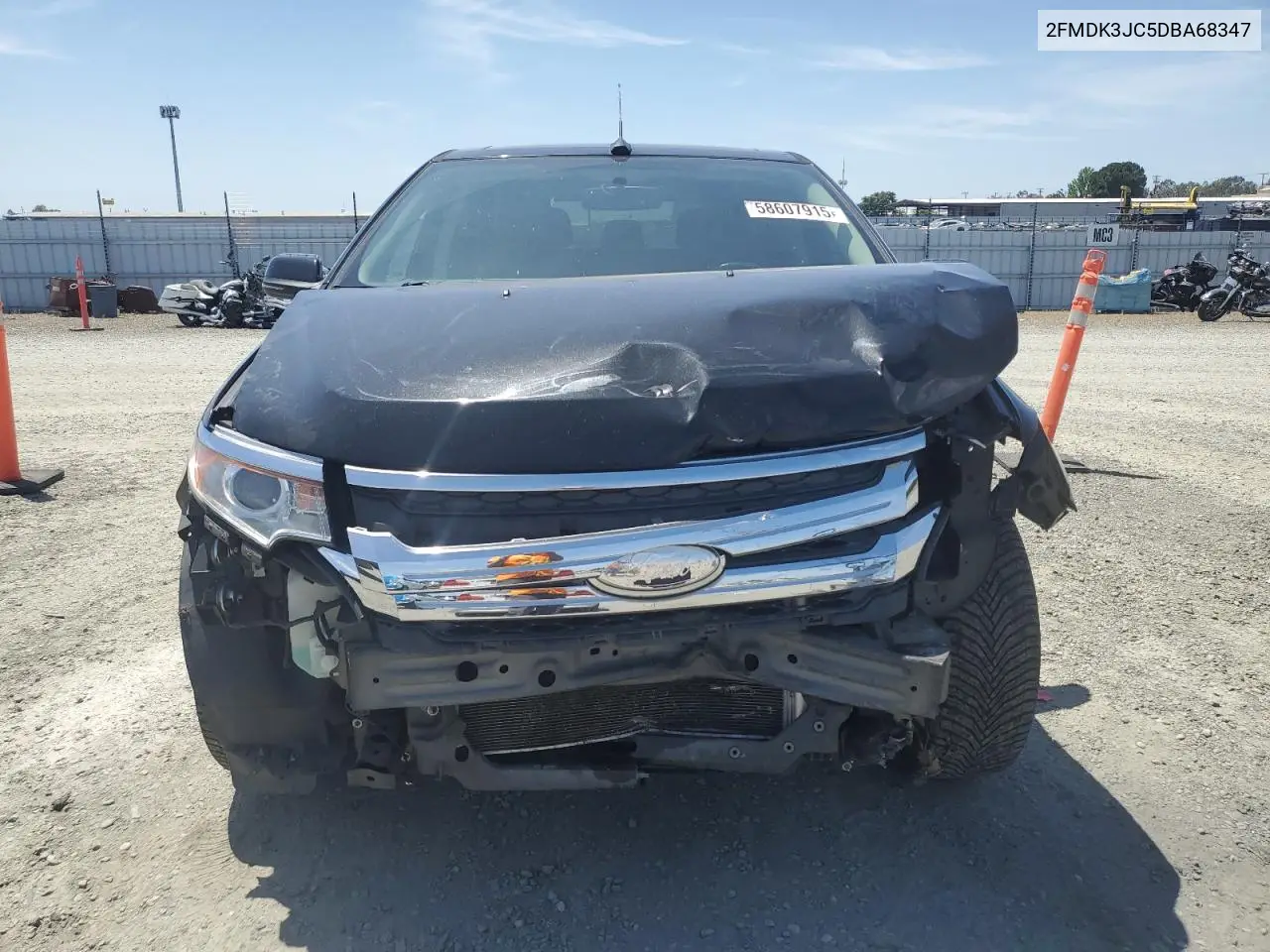 2013 Ford Edge Sel VIN: 2FMDK3JC5DBA68347 Lot: 58607915