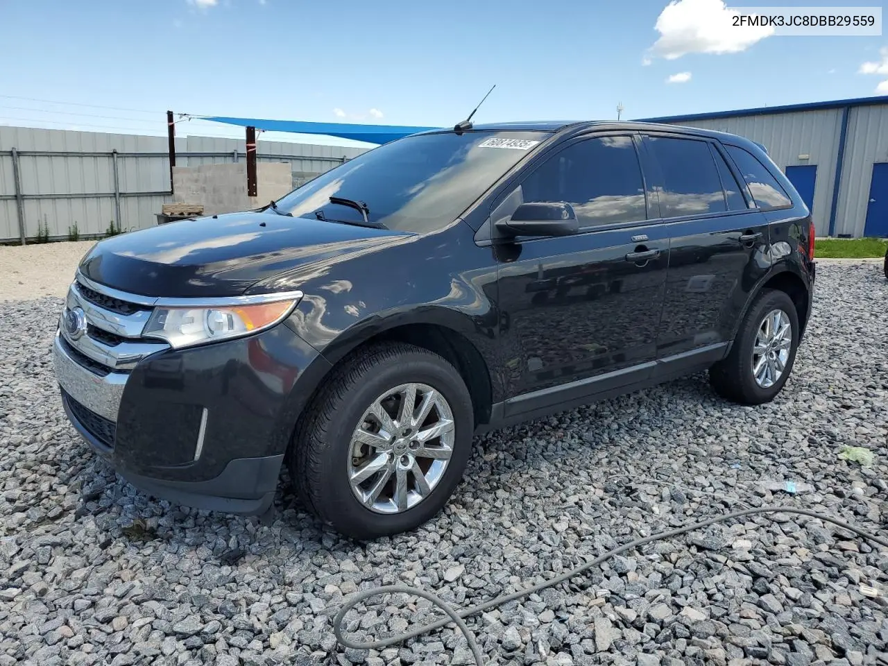 2013 Ford Edge Sel VIN: 2FMDK3JC8DBB29559 Lot: 60874935