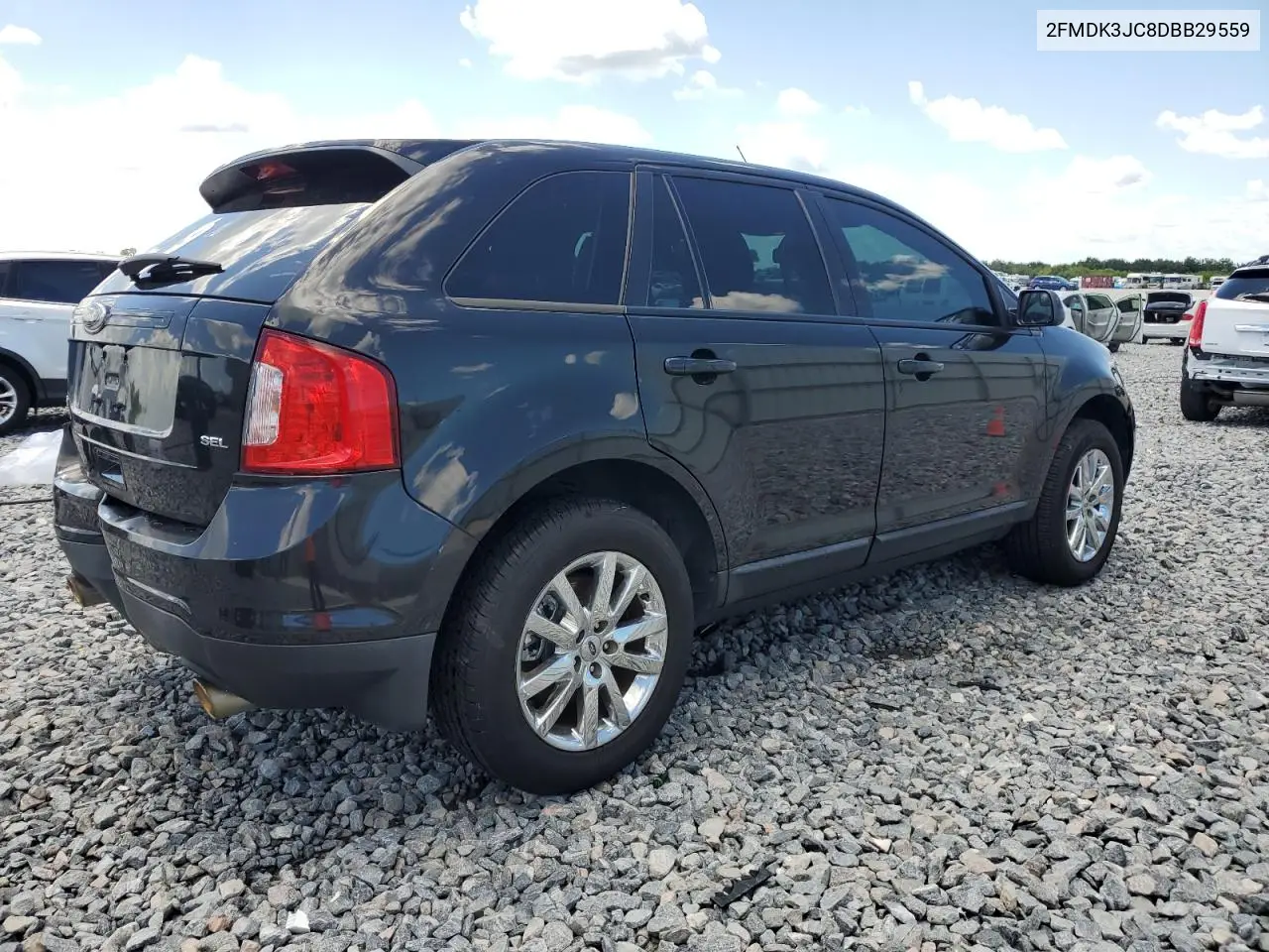 2013 Ford Edge Sel VIN: 2FMDK3JC8DBB29559 Lot: 60874935