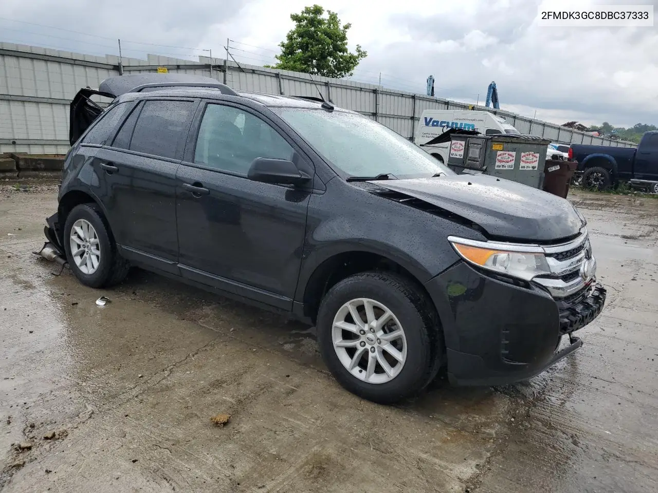 2013 Ford Edge Se VIN: 2FMDK3GC8DBC37333 Lot: 60965485