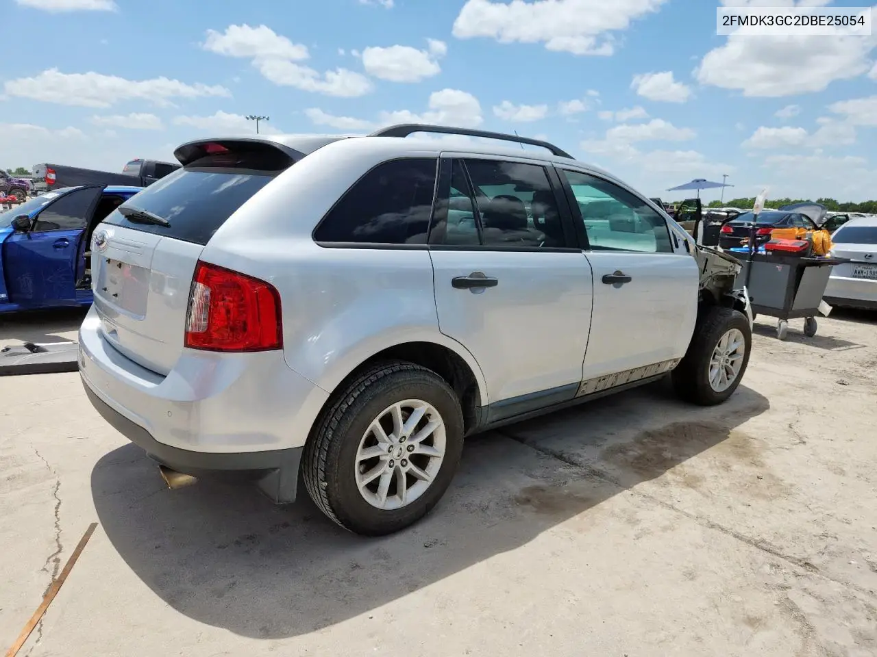 2013 Ford Edge Se VIN: 2FMDK3GC2DBE25054 Lot: 61666065