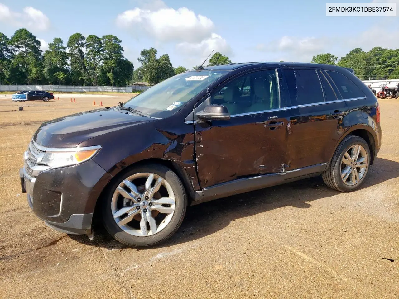 2013 Ford Edge Limited VIN: 2FMDK3KC1DBE37574 Lot: 62334995