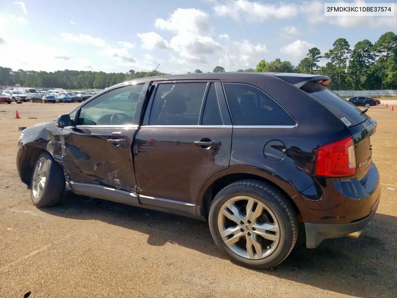 2013 Ford Edge Limited VIN: 2FMDK3KC1DBE37574 Lot: 62334995