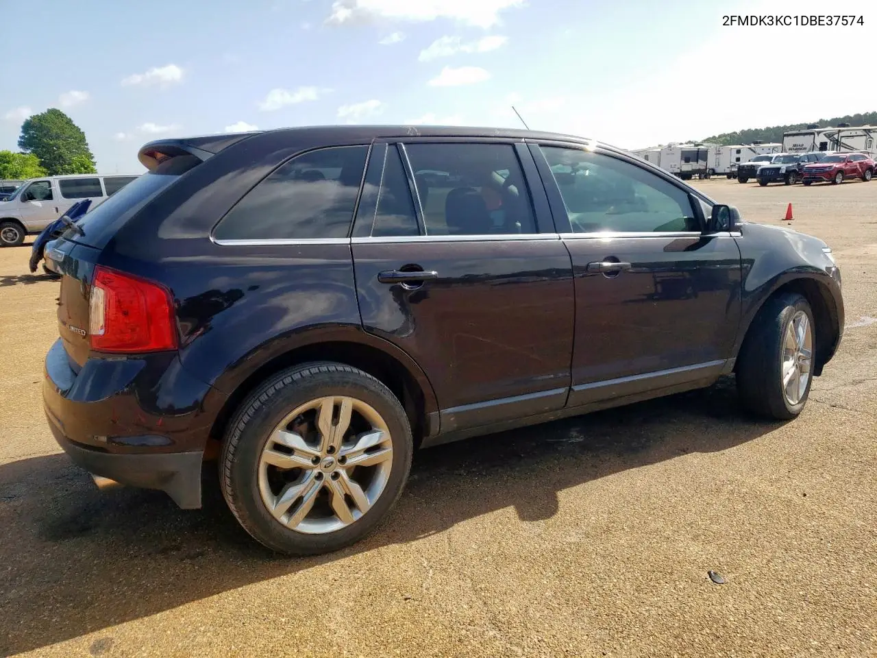 2013 Ford Edge Limited VIN: 2FMDK3KC1DBE37574 Lot: 62334995