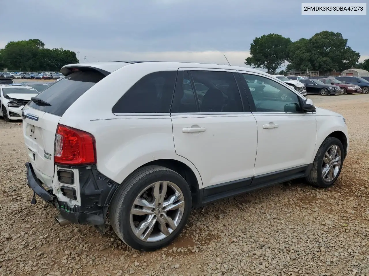 2013 Ford Edge Limited VIN: 2FMDK3K93DBA47273 Lot: 62828845