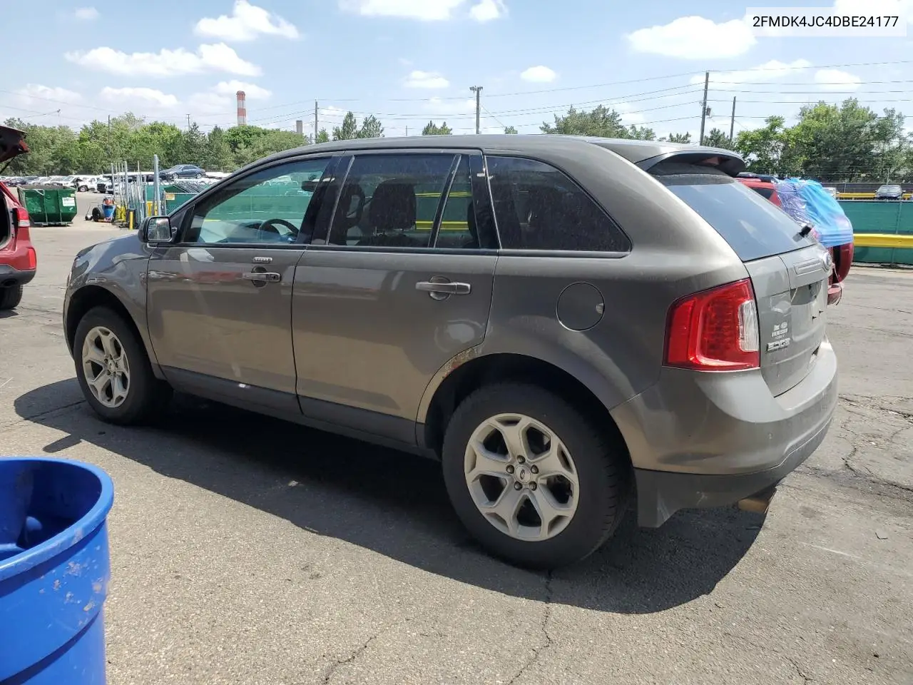 2013 Ford Edge Sel VIN: 2FMDK4JC4DBE24177 Lot: 62909935