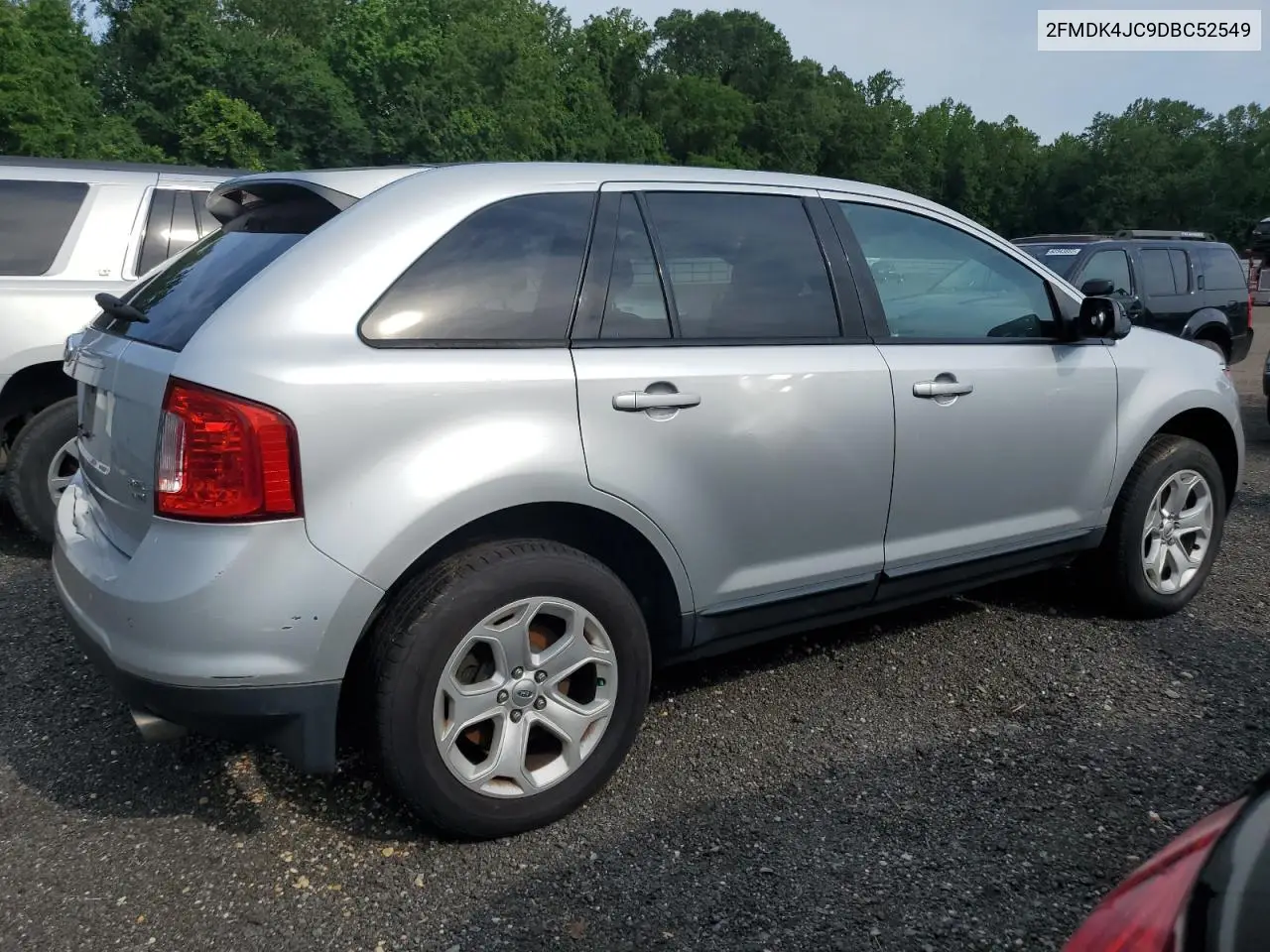 2013 Ford Edge Sel VIN: 2FMDK4JC9DBC52549 Lot: 63039255