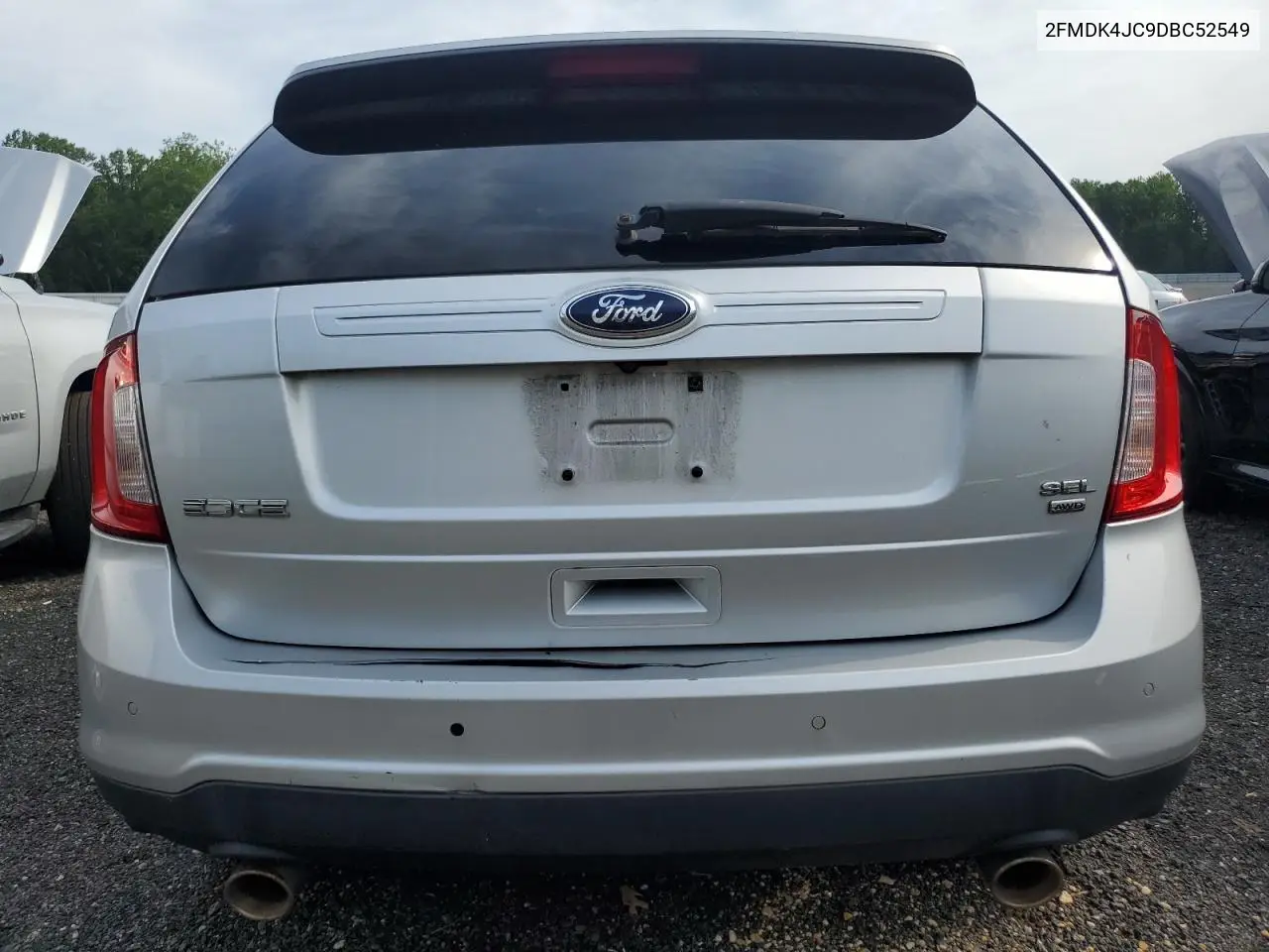 2013 Ford Edge Sel VIN: 2FMDK4JC9DBC52549 Lot: 63039255