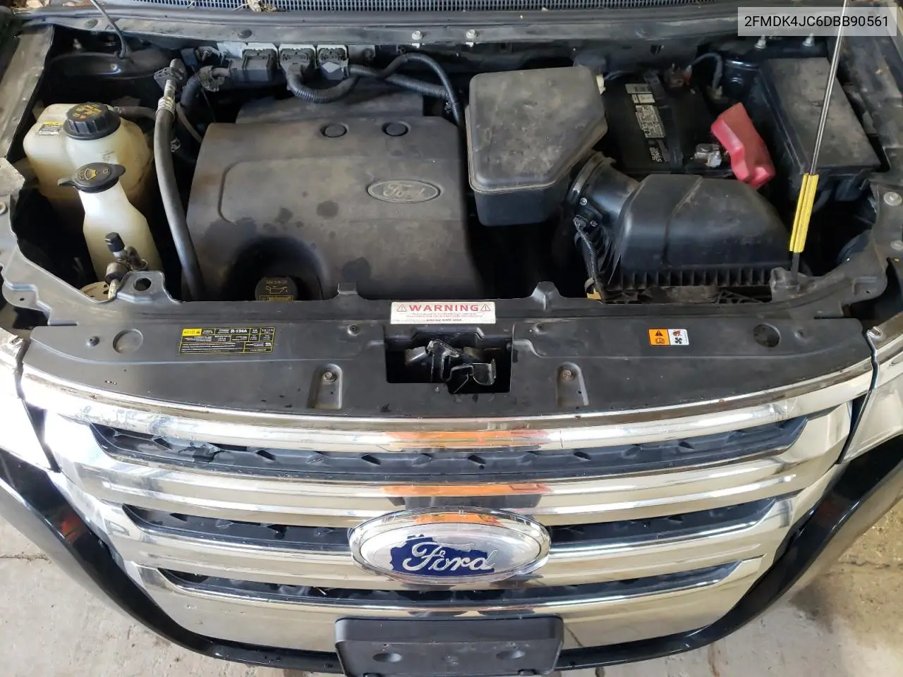 2013 Ford Edge Sel VIN: 2FMDK4JC6DBB90561 Lot: 63054745