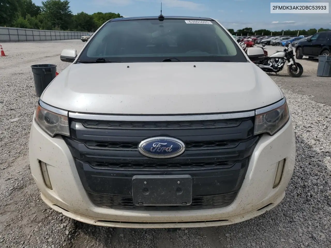 2013 Ford Edge Sport VIN: 2FMDK3AK2DBC53933 Lot: 63065005