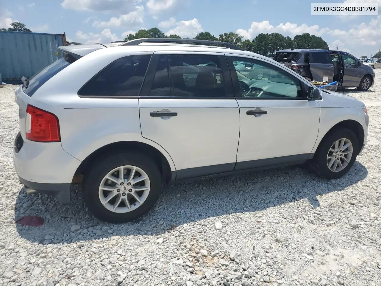 2013 Ford Edge Se VIN: 2FMDK3GC4DBB81794 Lot: 63173785