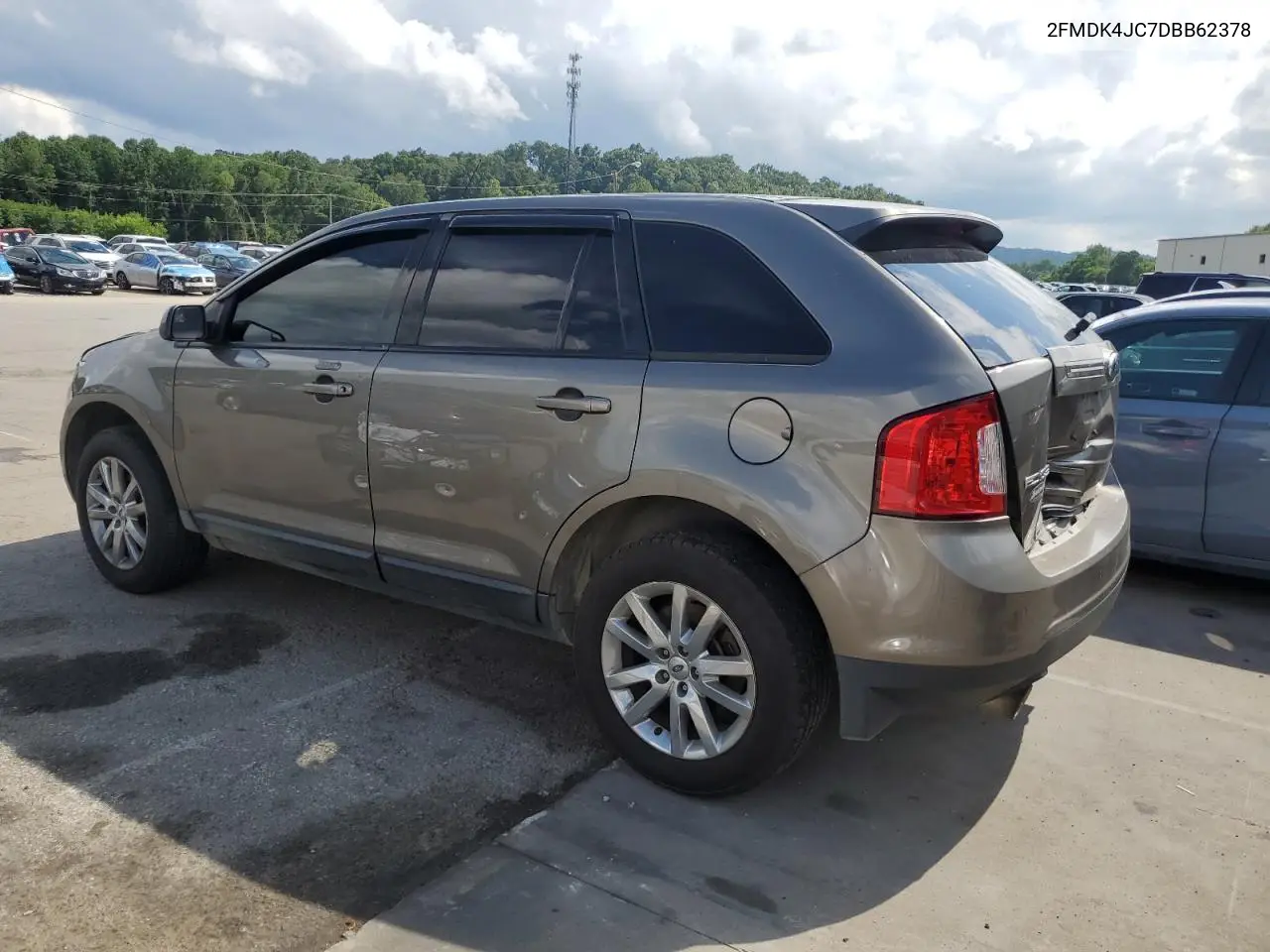 2013 Ford Edge Sel VIN: 2FMDK4JC7DBB62378 Lot: 64941425