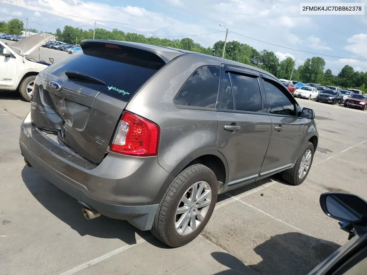 2013 Ford Edge Sel VIN: 2FMDK4JC7DBB62378 Lot: 64941425