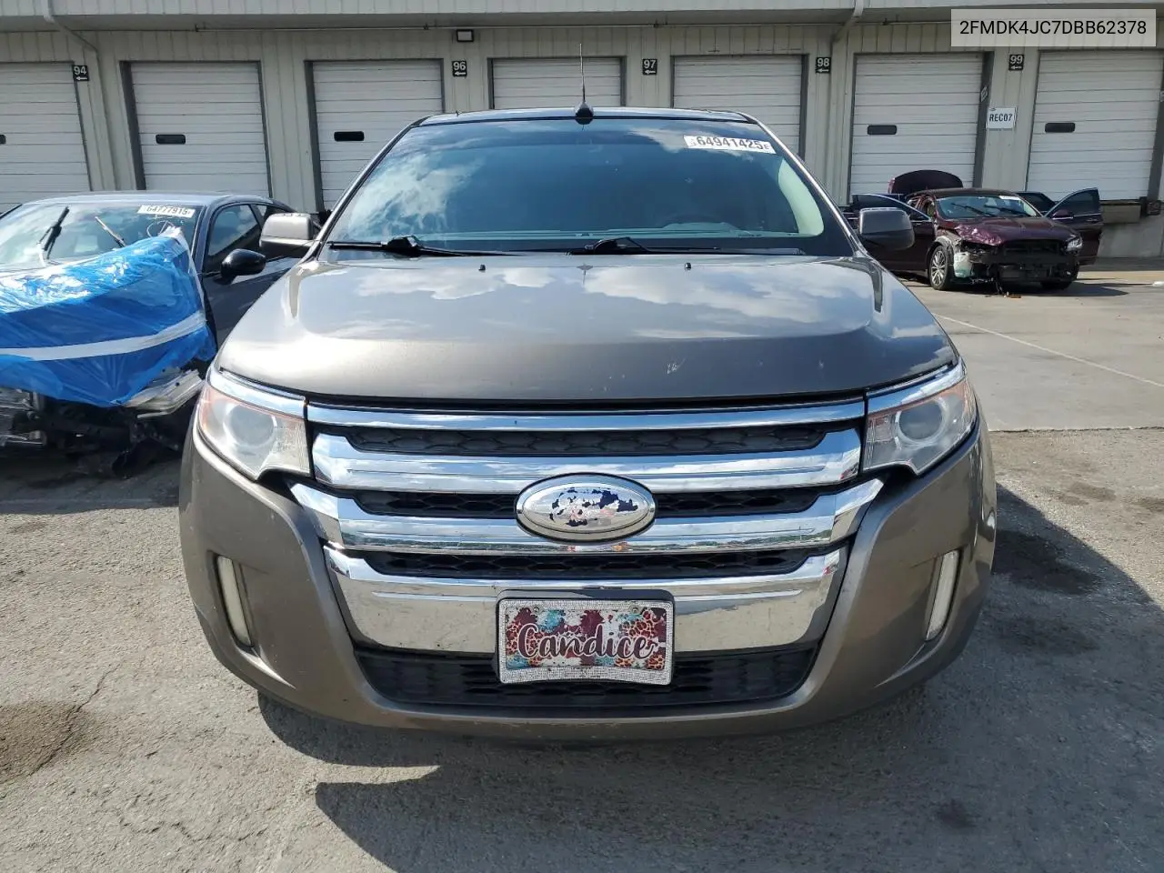 2013 Ford Edge Sel VIN: 2FMDK4JC7DBB62378 Lot: 64941425