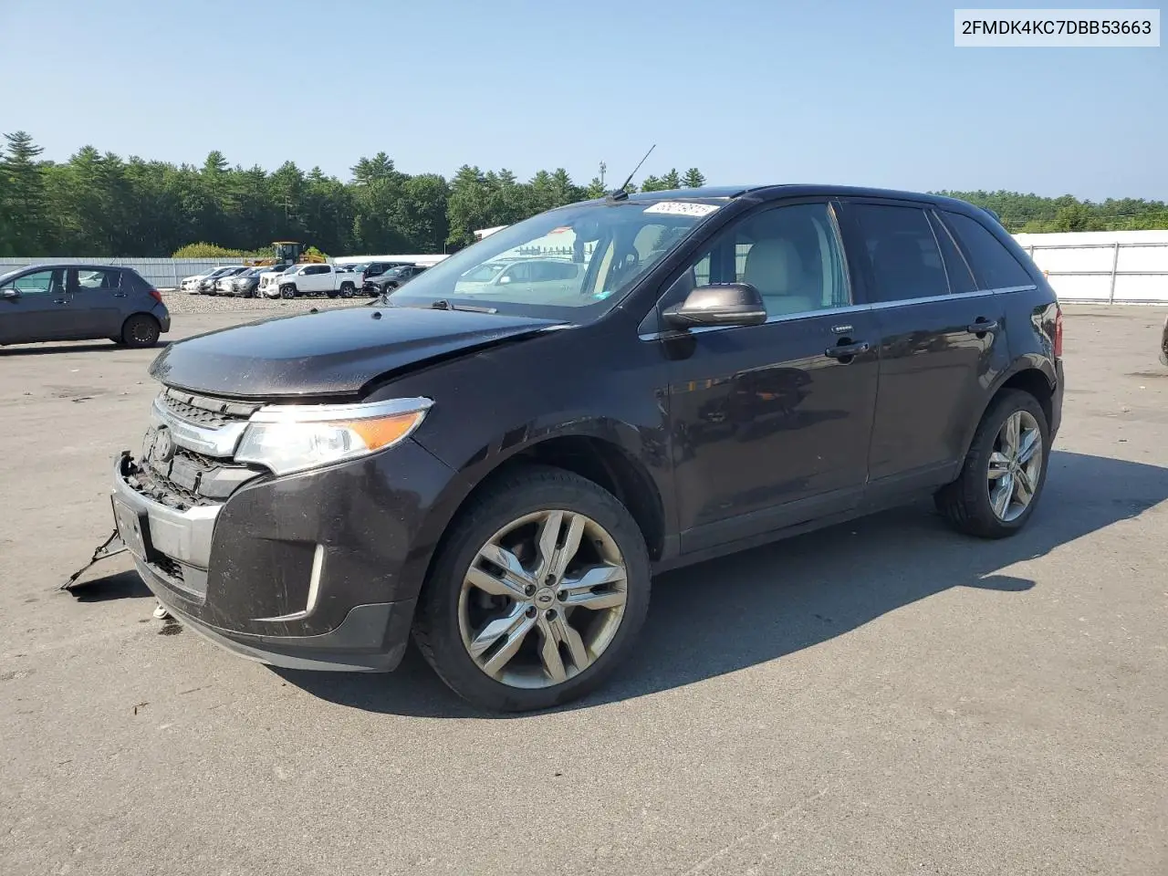 2013 Ford Edge Limited VIN: 2FMDK4KC7DBB53663 Lot: 65019815