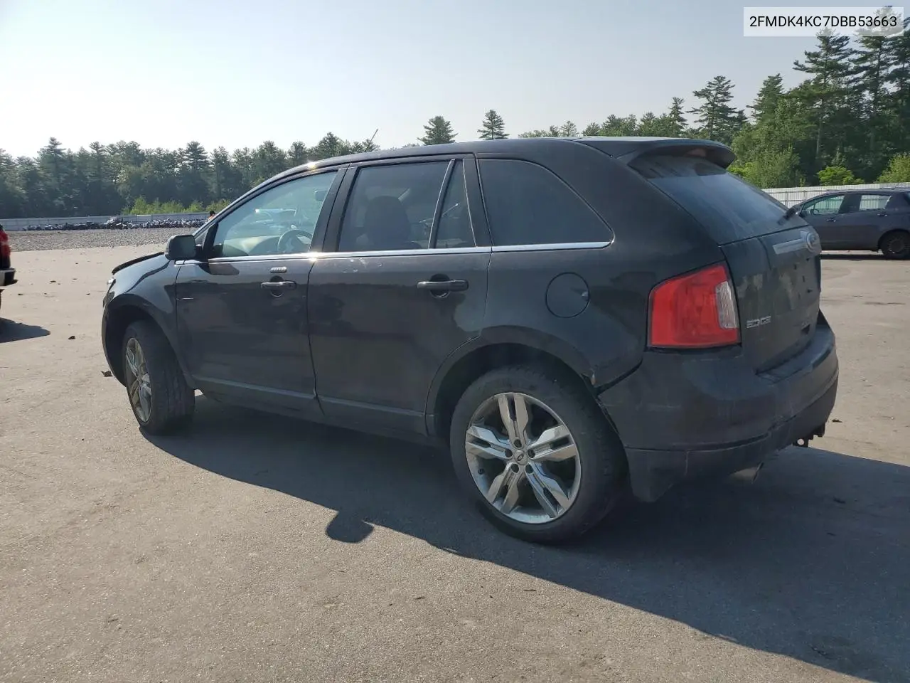 2013 Ford Edge Limited VIN: 2FMDK4KC7DBB53663 Lot: 65019815