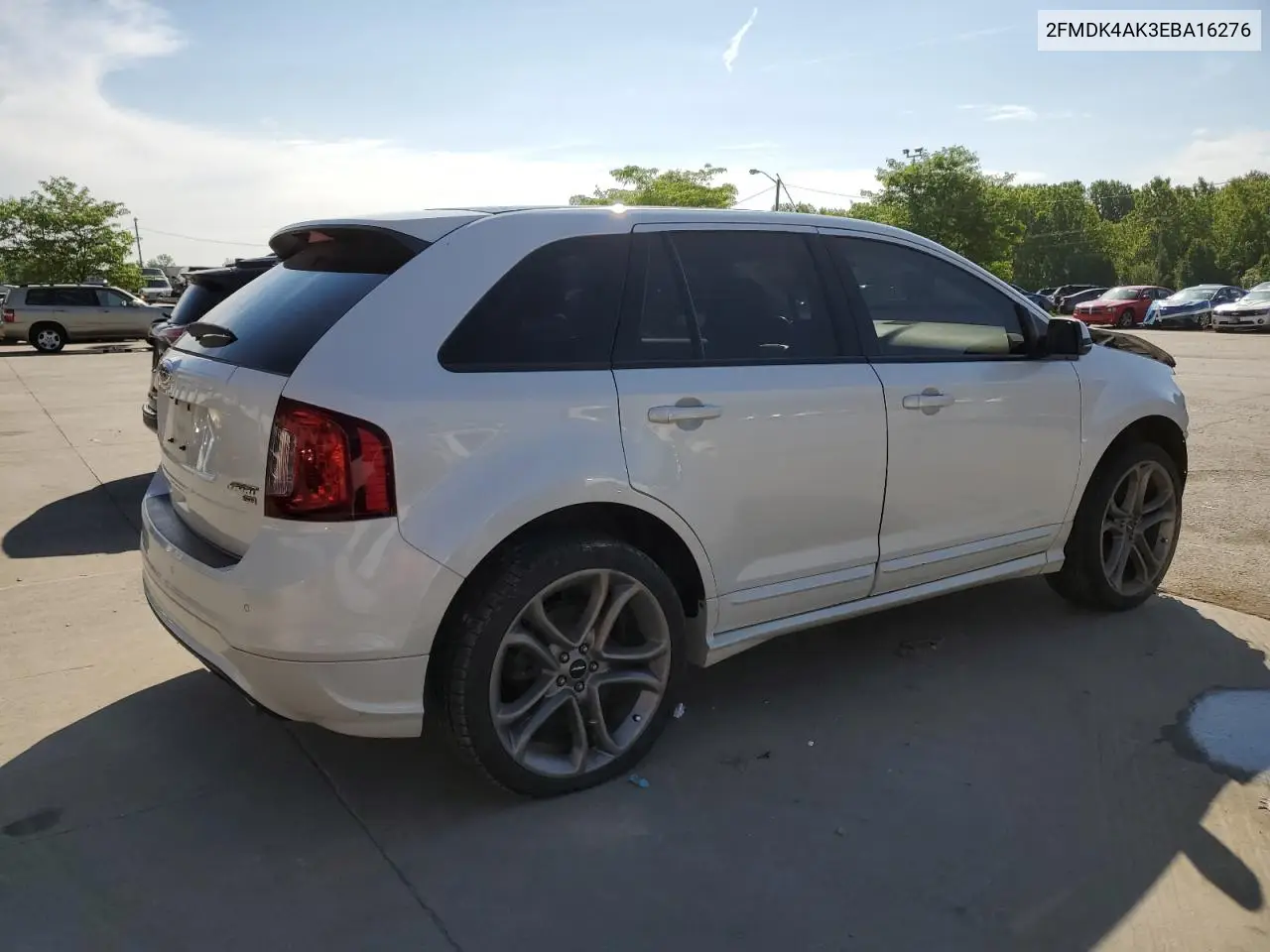 2014 Ford Edge Sport VIN: 2FMDK4AK3EBA16276 Lot: 54201835
