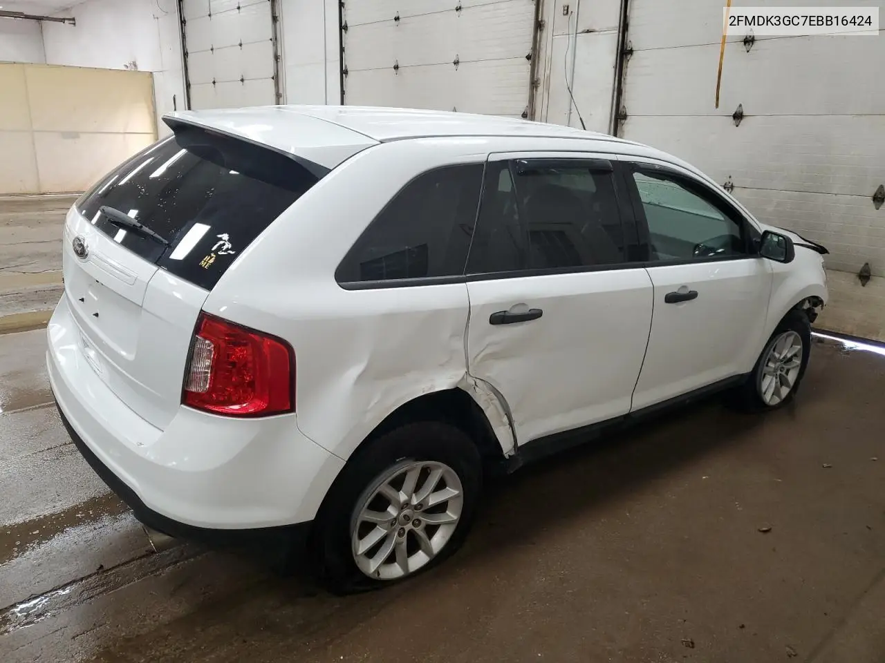 2014 Ford Edge Se VIN: 2FMDK3GC7EBB16424 Lot: 55934785