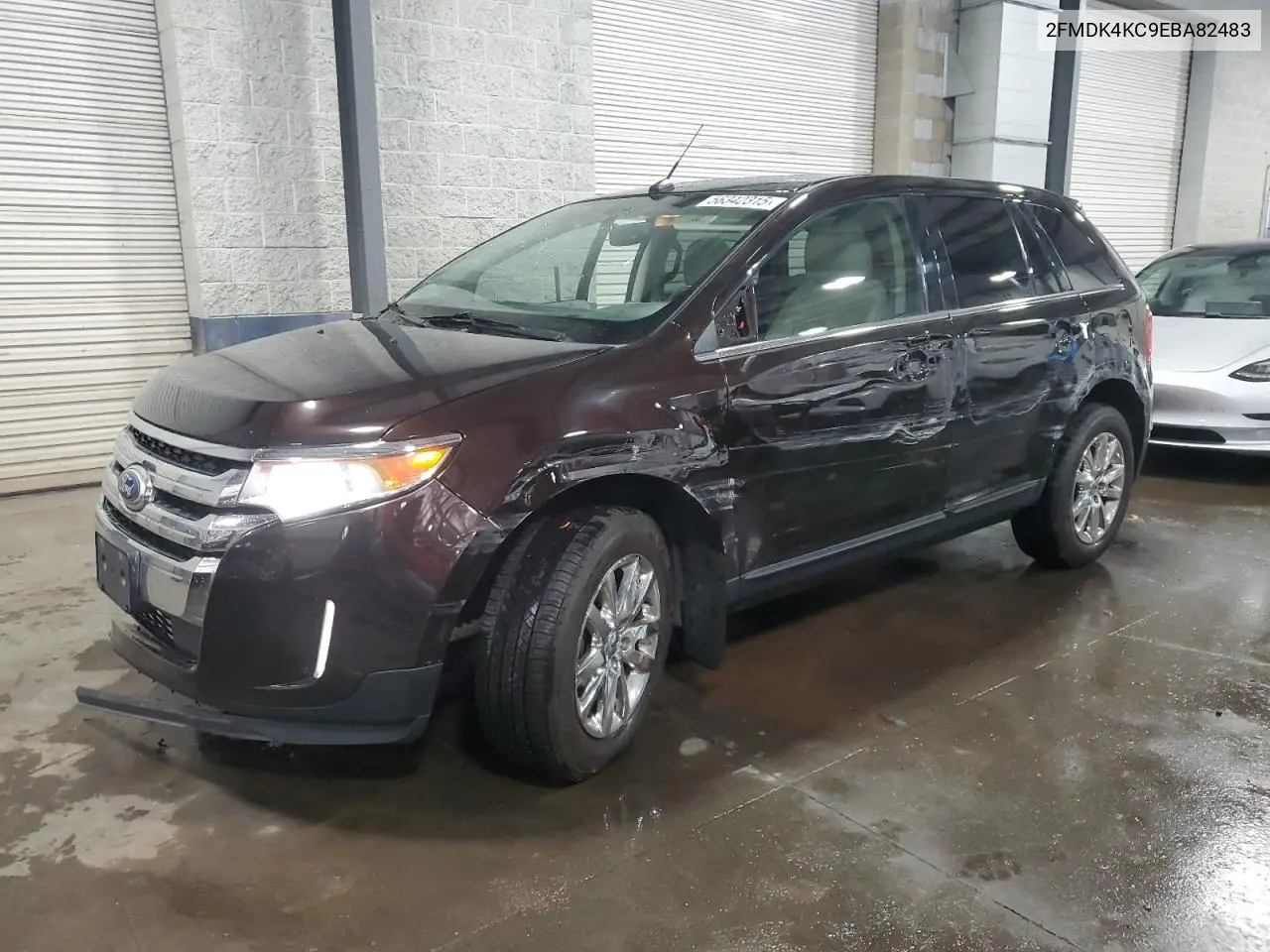 2014 Ford Edge Limited VIN: 2FMDK4KC9EBA82483 Lot: 56342315