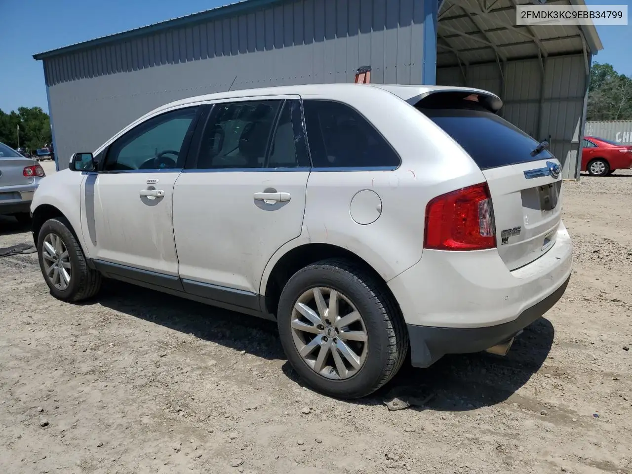 2014 Ford Edge Limited VIN: 2FMDK3KC9EBB34799 Lot: 56519355