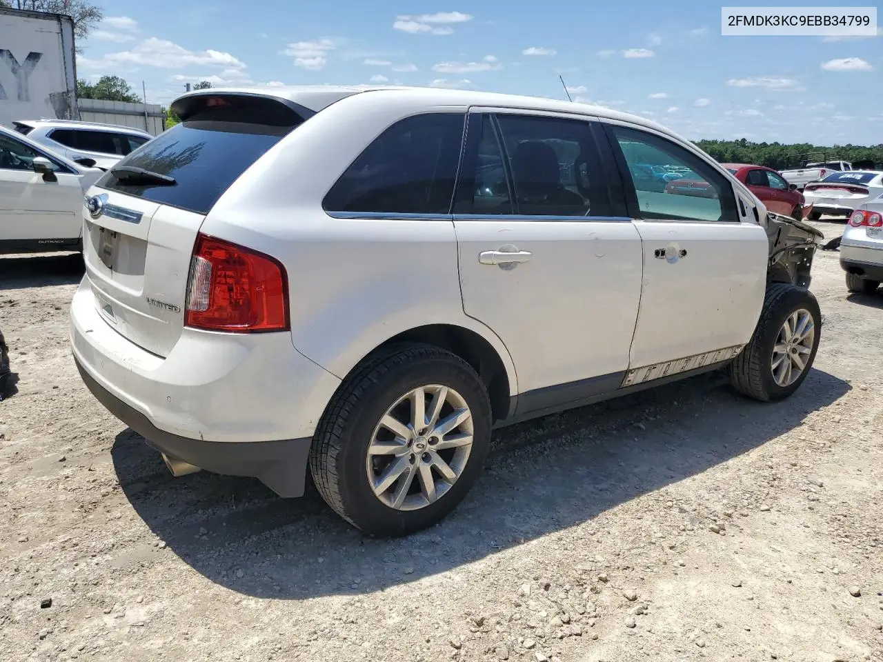 2014 Ford Edge Limited VIN: 2FMDK3KC9EBB34799 Lot: 56519355