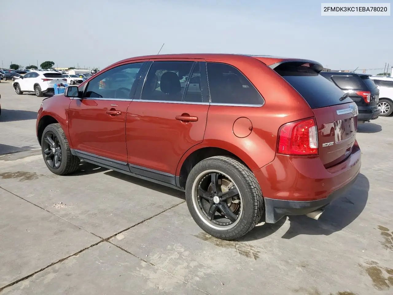 2014 Ford Edge Limited VIN: 2FMDK3KC1EBA78020 Lot: 56988895