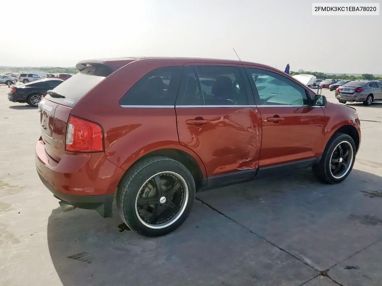 2014 Ford Edge Limited VIN: 2FMDK3KC1EBA78020 Lot: 56988895