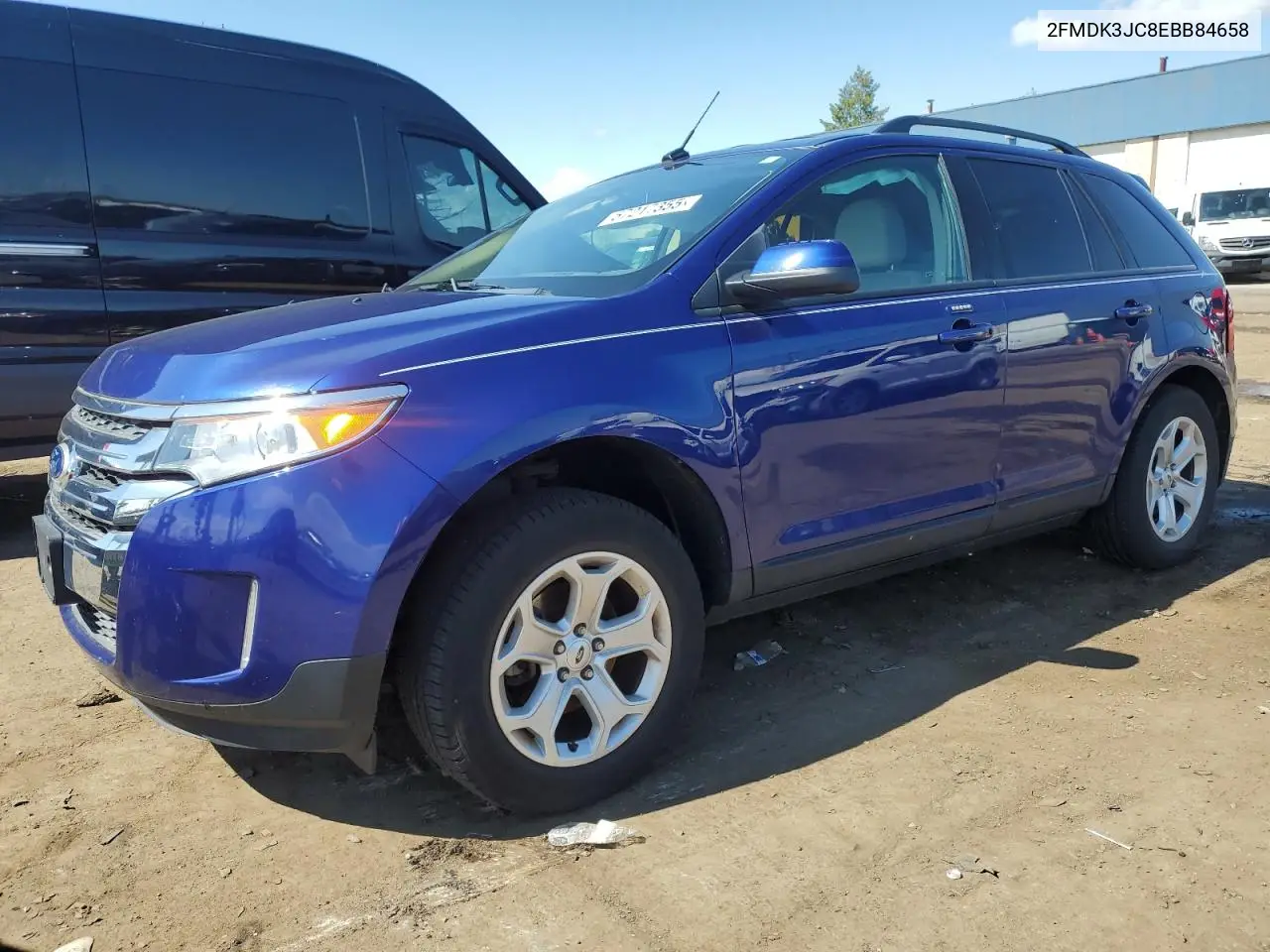 2014 Ford Edge Sel VIN: 2FMDK3JC8EBB84658 Lot: 57217355