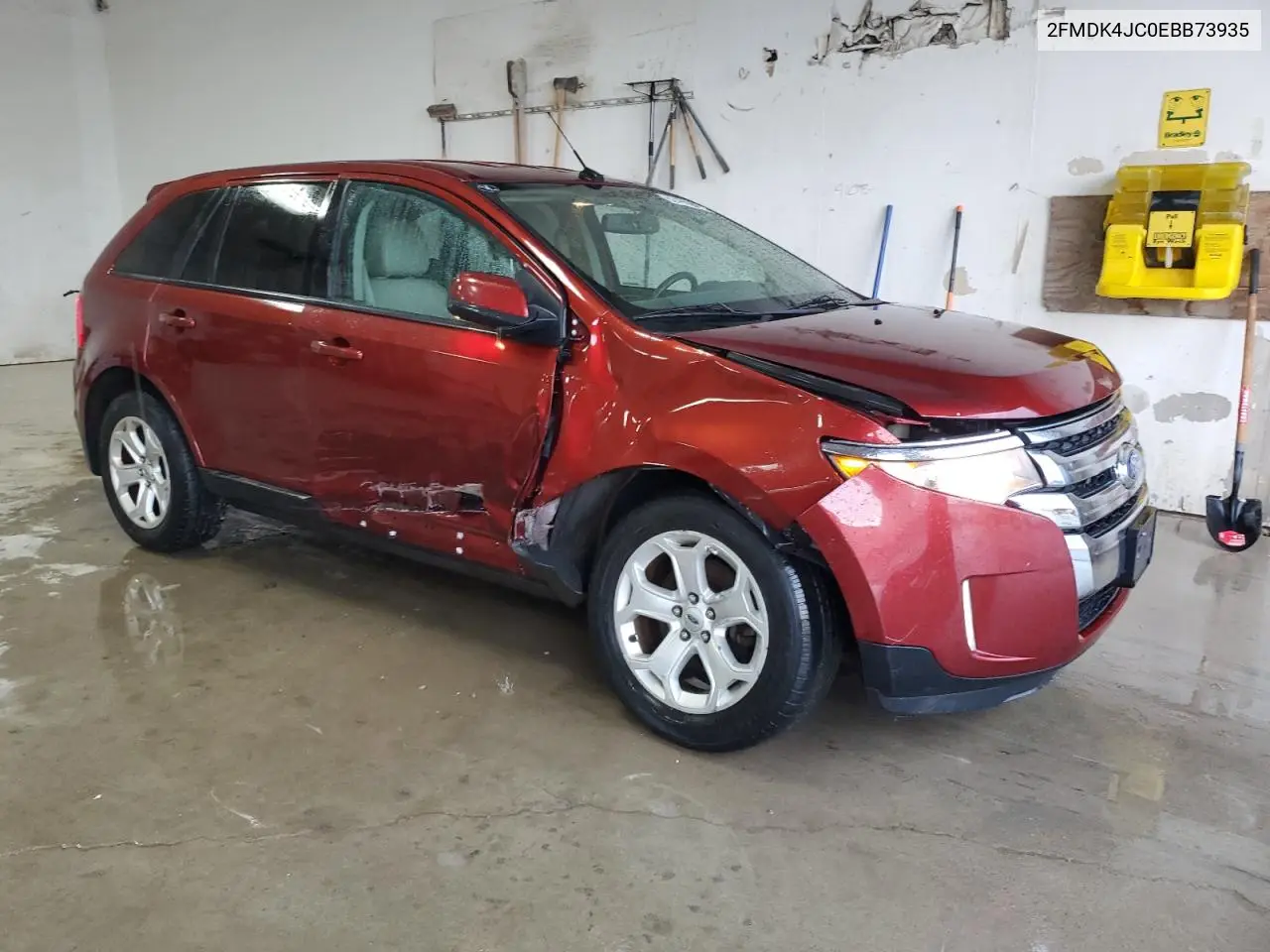 2014 Ford Edge Sel VIN: 2FMDK4JC0EBB73935 Lot: 62496685
