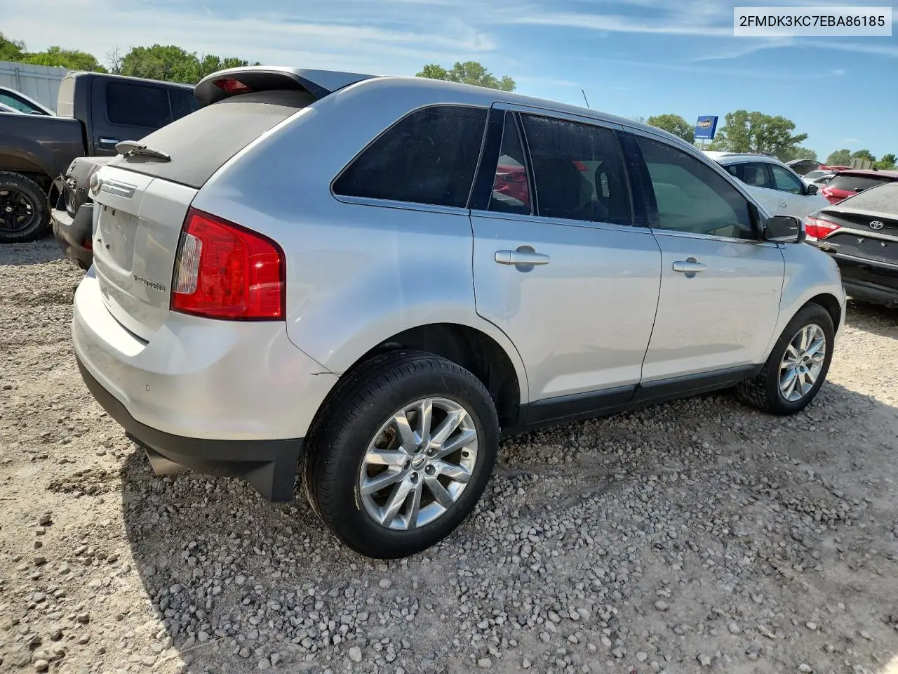 2014 Ford Edge Limited VIN: 2FMDK3KC7EBA86185 Lot: 62698955