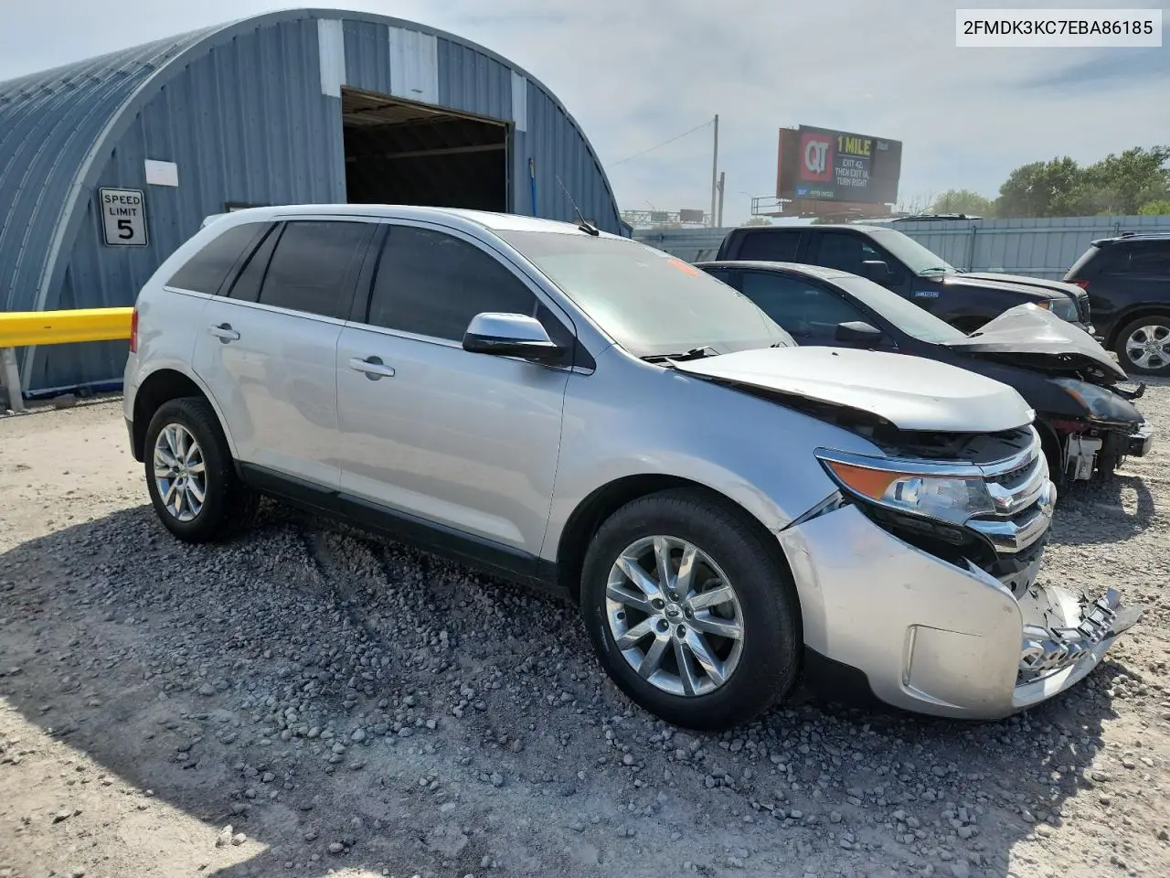 2014 Ford Edge Limited VIN: 2FMDK3KC7EBA86185 Lot: 62698955